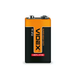 Батарейка крона Videx 6F22-1S/9V помаранчева 22527