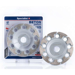 Алмазна чашка Specalist+Beton 125мм 37-001