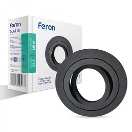 Світильник точковий Feron DL6210 MR16 чорний поворотний 7232