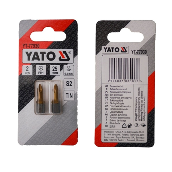 Насадка викруткова Yato PH1х25мм YT-77930